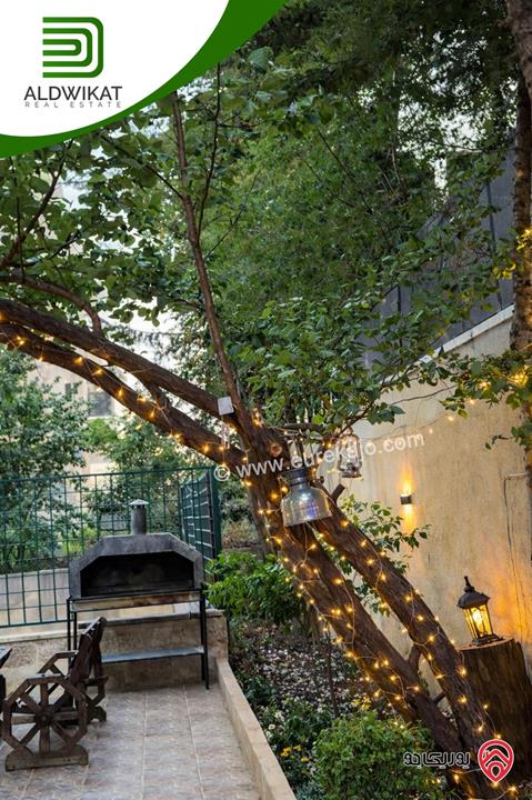 شقة شبه ارضي مفروشه للايجار في عمان - عبدون مساحة داخليه 186م والحديقة 100م موقع مميز تصلح للسفارات والهيئات الدبلوماسية