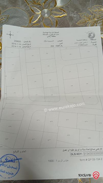 أرض مساحة 985م للبيع في عمان - الجويدة