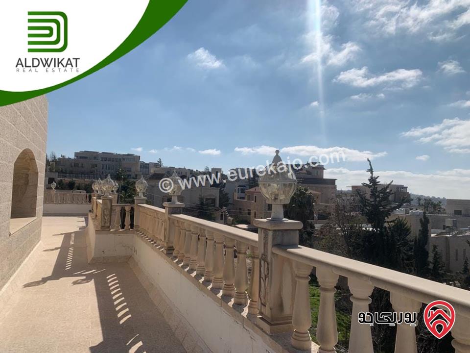 فيلا مفروشة مستقلة للبيع في عمان - ديرغبار مساحة الارض 1000 م مساحة البناء 1050 م