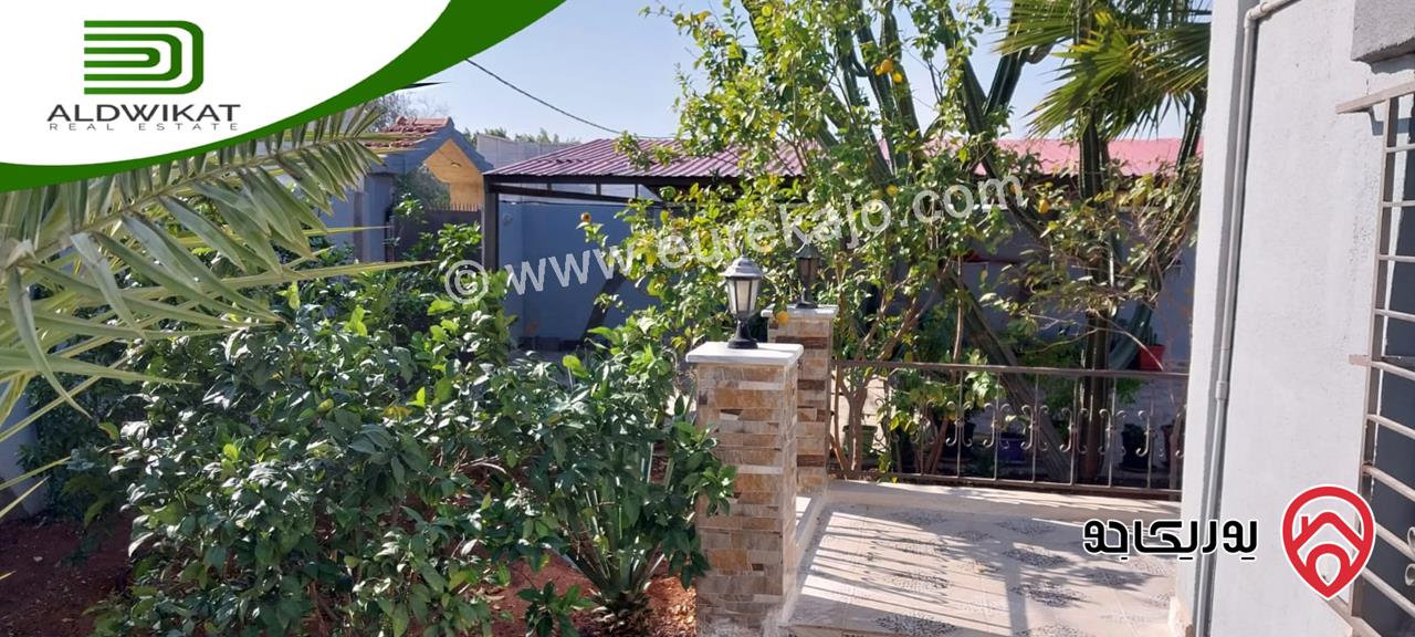 شاليه مميز مساحة البناء 180م على أرض 1300م للبيع في الغور الشونة الجنوبية