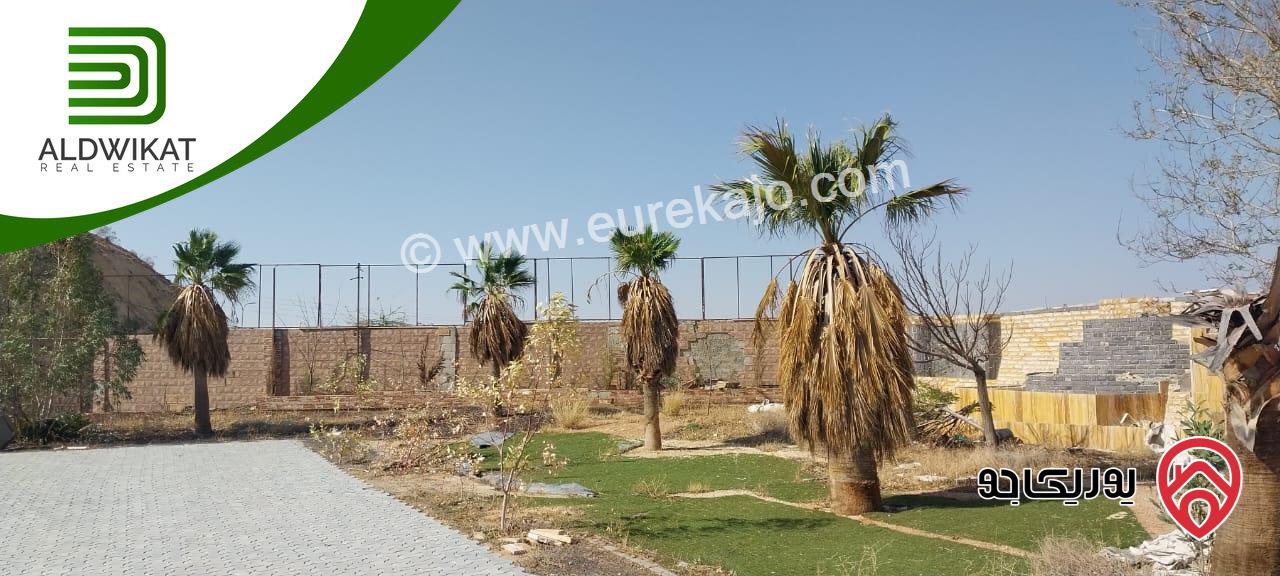 مشروع سياحي استثماري للبيع في ناعور / شارع البحر الميت مساحة الارض4650م والبناء 1000م موقع اطلالة مميز تصلح لمشروع استثماري