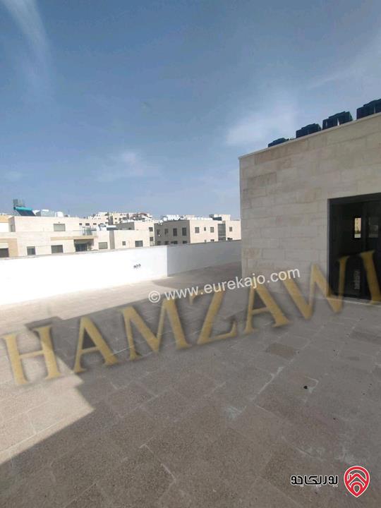 شقة سوبر ديلوكس طابق ثالث دوبلكس مساحة 215م للايجار في عمان - البنيات طريق المطار 