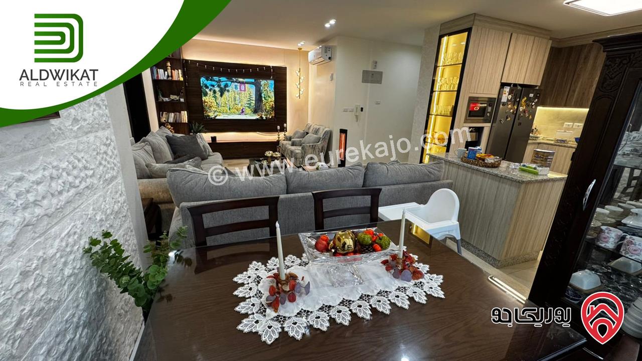 شقة أرضية للبيع في عمان - خلدا مساحة البناء 170م و مساحة الترس 20م موقع مميز