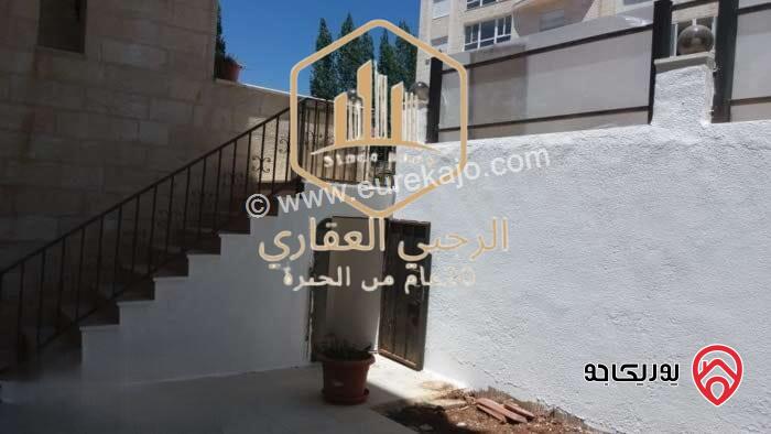 شقة شبه ارضية مساحة 180م داخلي و 40م ترس ومدخل مستقل للايجار في عمان - خلدا 