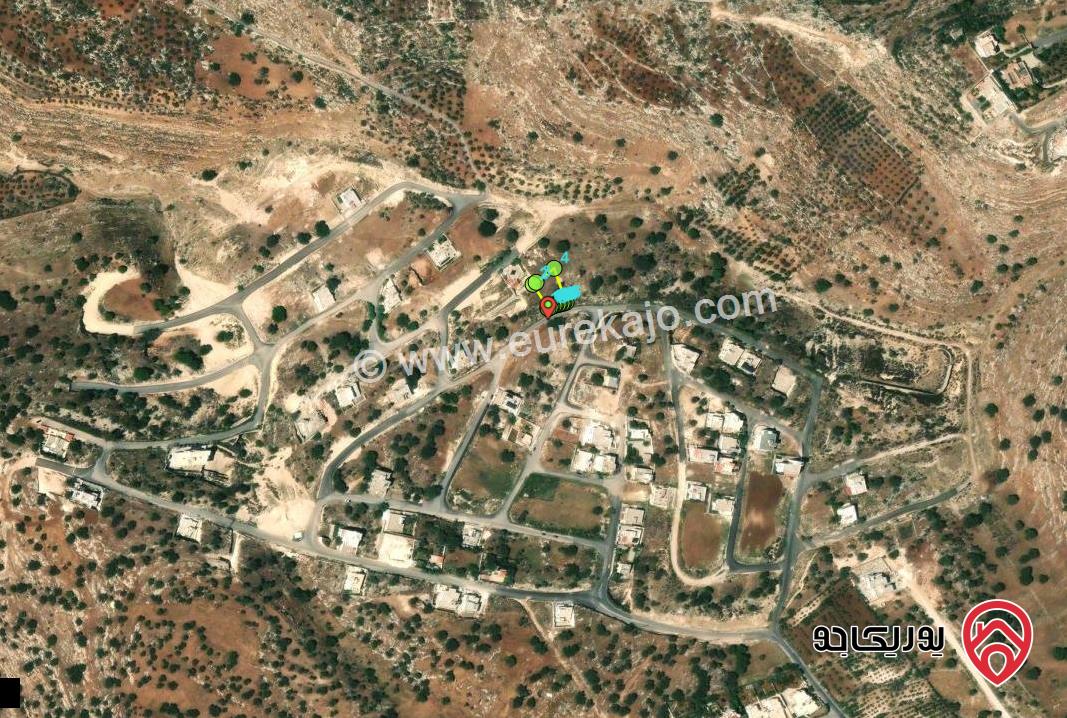 ارض مساحة 712م للبيع من اراضي غرب عمان البحاث - حوض الدبة