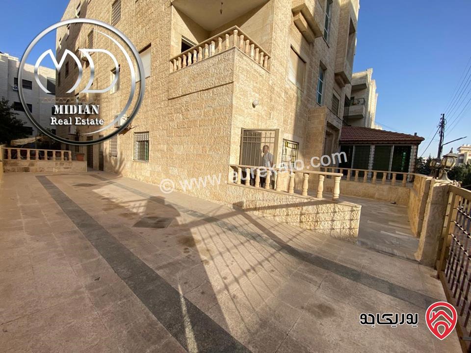 شقة ارضية للبيع في عمان - الجاردنز مساحة 165م مع ترس و حديقة 250م تصلح للاستثمار بسعر مميز