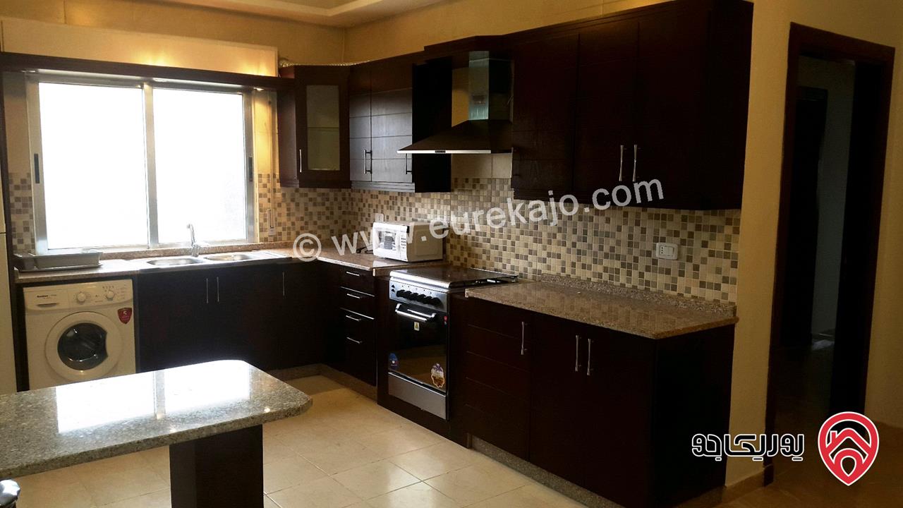 شقة مفروشة مساحة 127م طابق اول للايجار سنوي فقط في عمان - مرج الحمام 