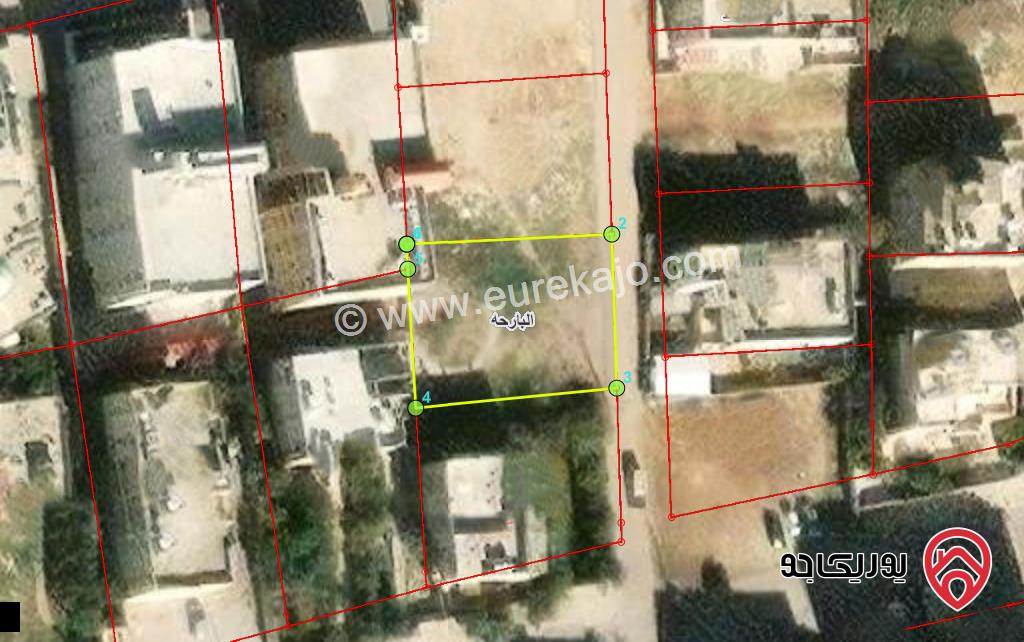 قطعة ارض مساحة 519م للبيع في اربد - شمال دوار القدس 