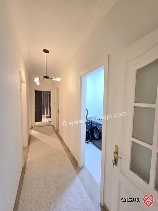 شقة طابق أول مفروشة فرش جديد مساحة 200 متر للايجار السنوي في عمان - دير غبار