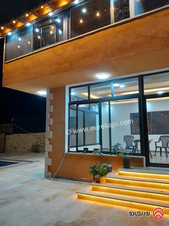 مزرعة مساحة الأرض 3 دونم و 620م والبناء 150م للبيع في السلط – منطقة الصبيحي