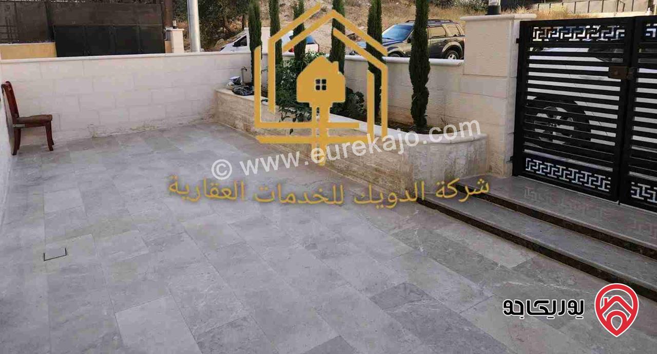 شقة جديدة لم تسكن طابق ارضي مساحة 110م مع ترس 50م للإيجار في عمان - ضاحية الرشيد 