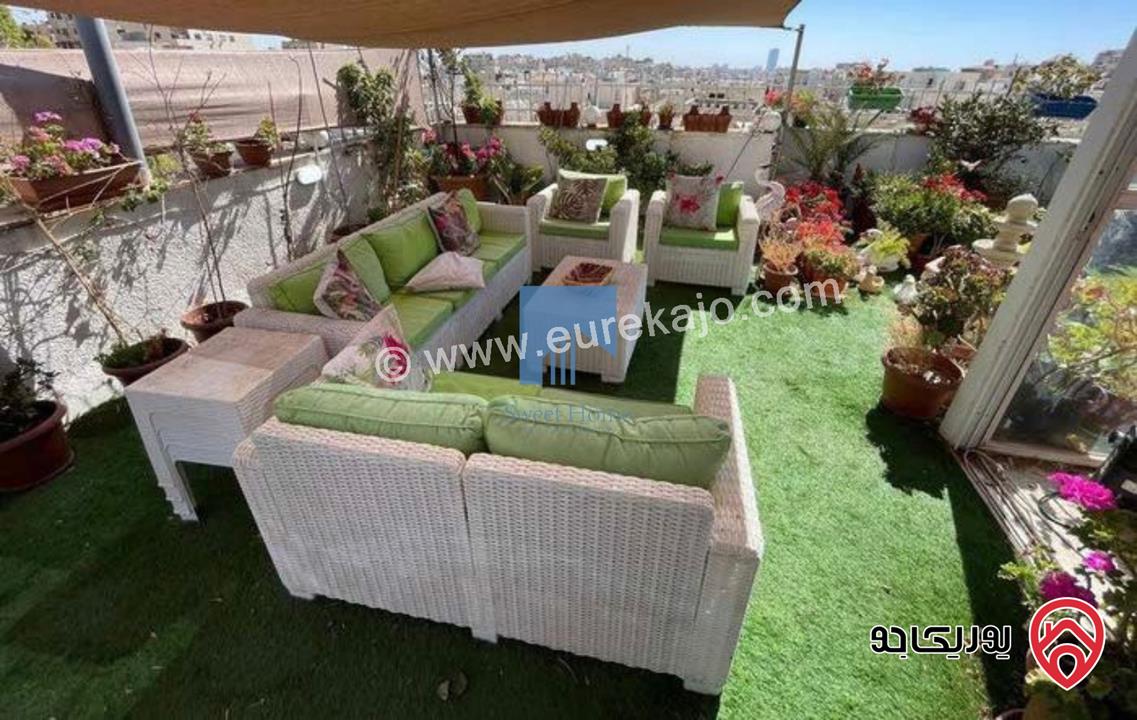 شقة مميزة للبيع في عمان تلاع العلي - خلف السلطان طابق ثالث 260م مع روف 70م بسعر مغري