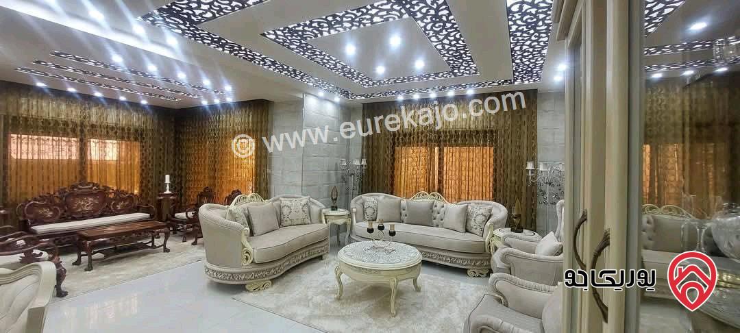 شقة شبه أرضية مساحة 250م للبيع في عمان - المدينة الرياضية بالقرب من مكافحة التهريب 