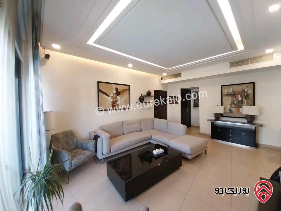 شقة مفروشة مساحة 120م مع مسبح للإيجار في عمان - عبدون 