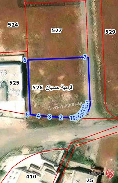 قطعة أرض مميزة وبإطلالة رائعة مساحة 915م للبيع في عمان - منطقة تل حسبان، بقوشان مستقل ومن المالك مباشرة