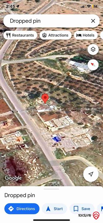 ارض مساحة 2750م على شارعين للبيع في مادبا من أراضي ذيبان - دليلة الحمايده