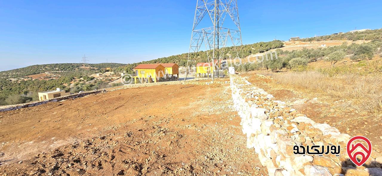 قطعة أرض سياحية مساحة 2 دونم و 100م للبيع في عجلون 