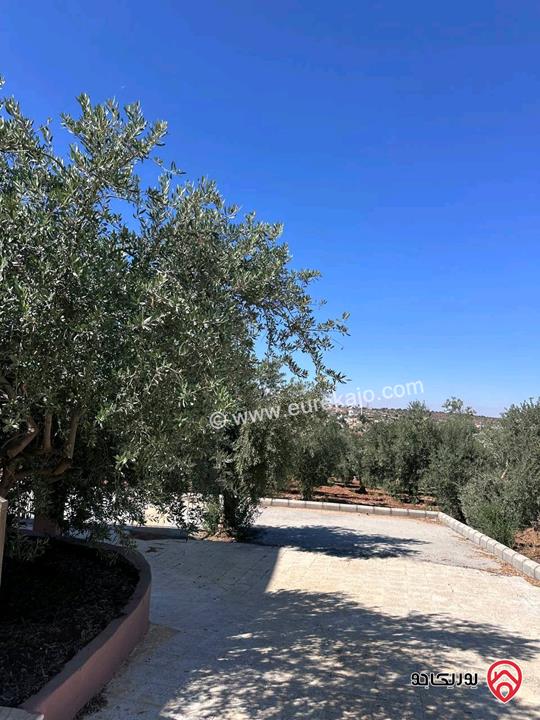 مزرعة مساحة الأرض 4 دونم و البناء 280م للبيع في السلط - الصبيحي