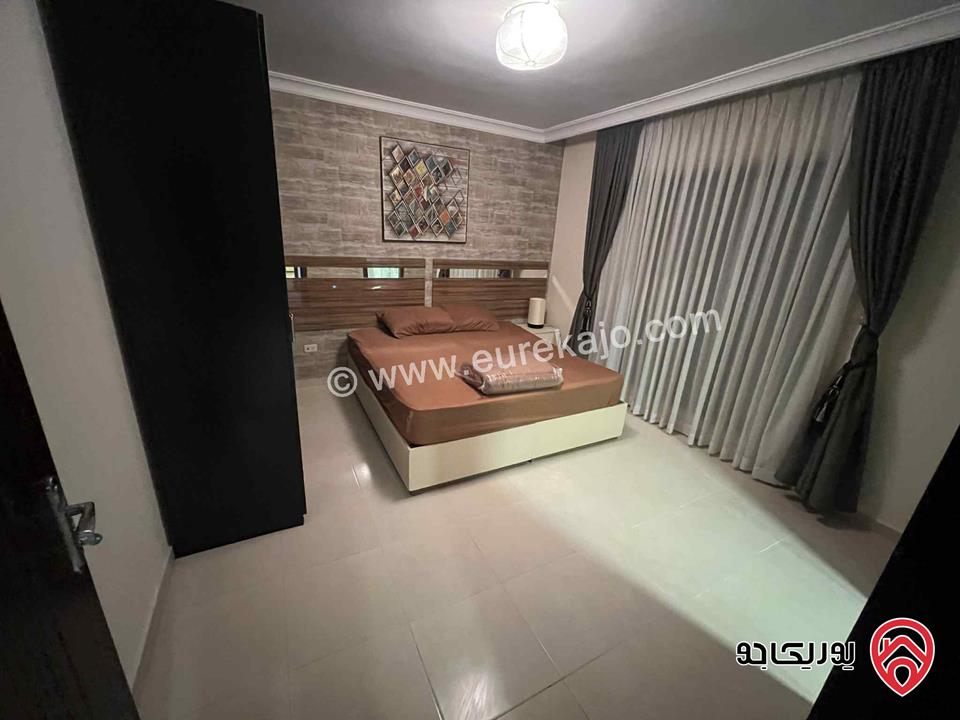 شقة ارضية سوبرديلوكس مساحة 130م مفروشة للايجار في عمان- عبدون 