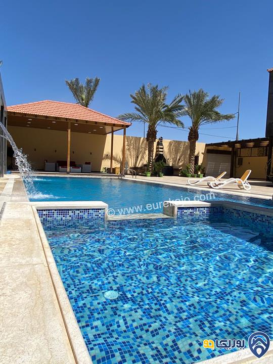 مزرعة - شاليه أيمن Ayman Chalet للايجار اليومي في البحر الميت 