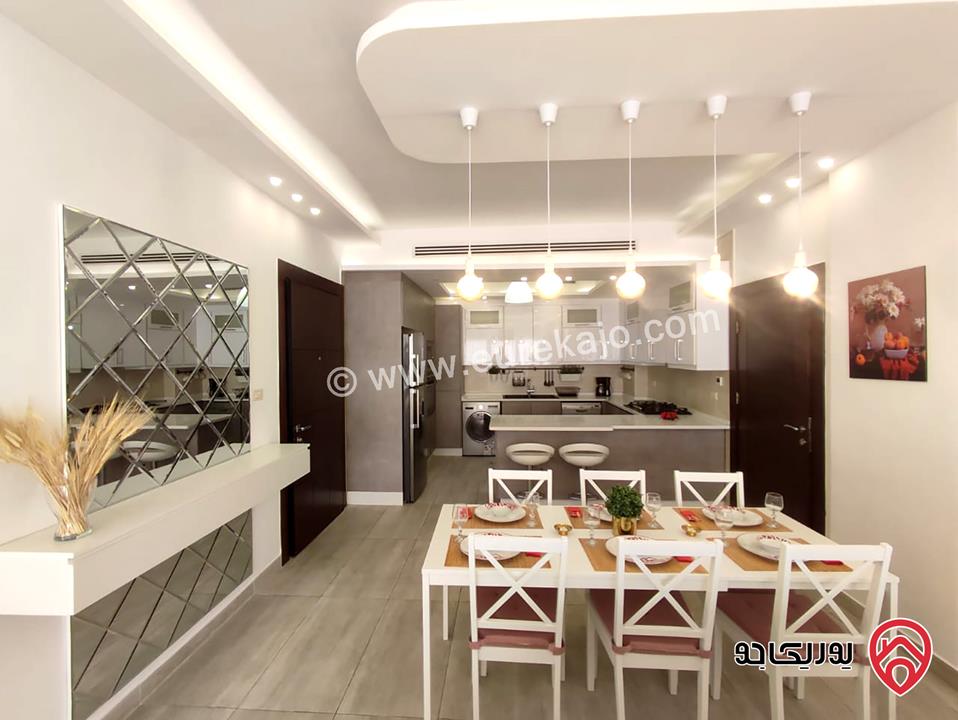 شقة مفروشة جديدة طابق أول مساحة 170م للإيجار في عمان - عبدون