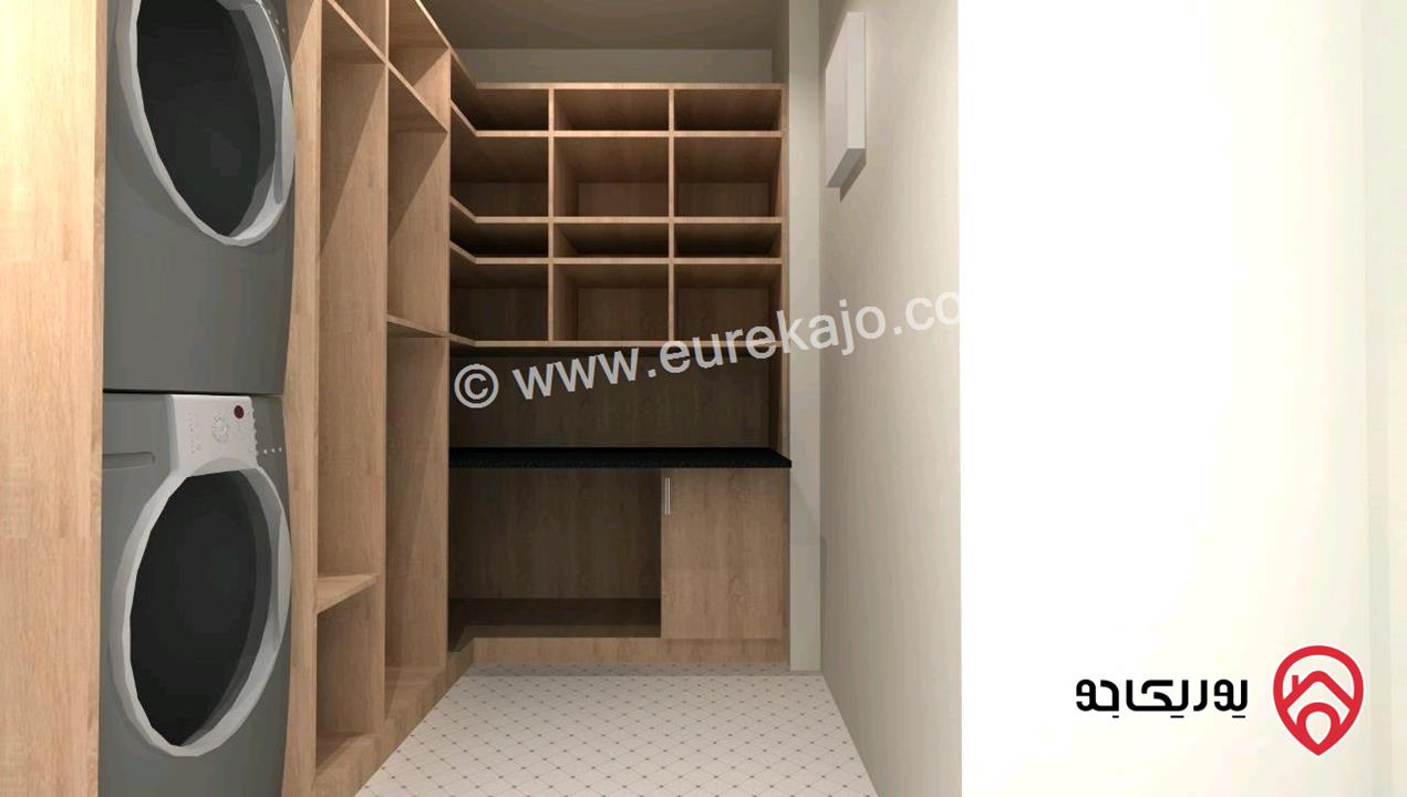 شقة شبه فيلا طابق ارضي مساحة 240م داخلي و 260م خارجي للبيع في عمان - البنيات طريق المطار