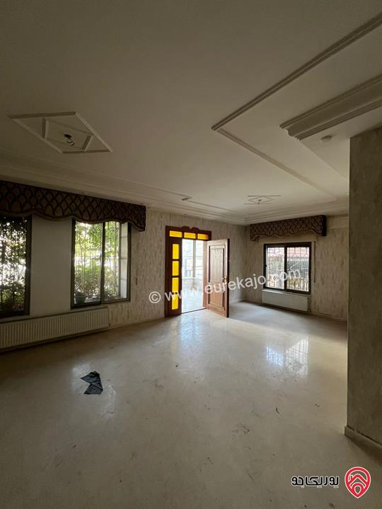 شقة ارضية مساحة 180م مع مدخل وكراج خاص للايجار في عمان - ضاحية الامير راشد