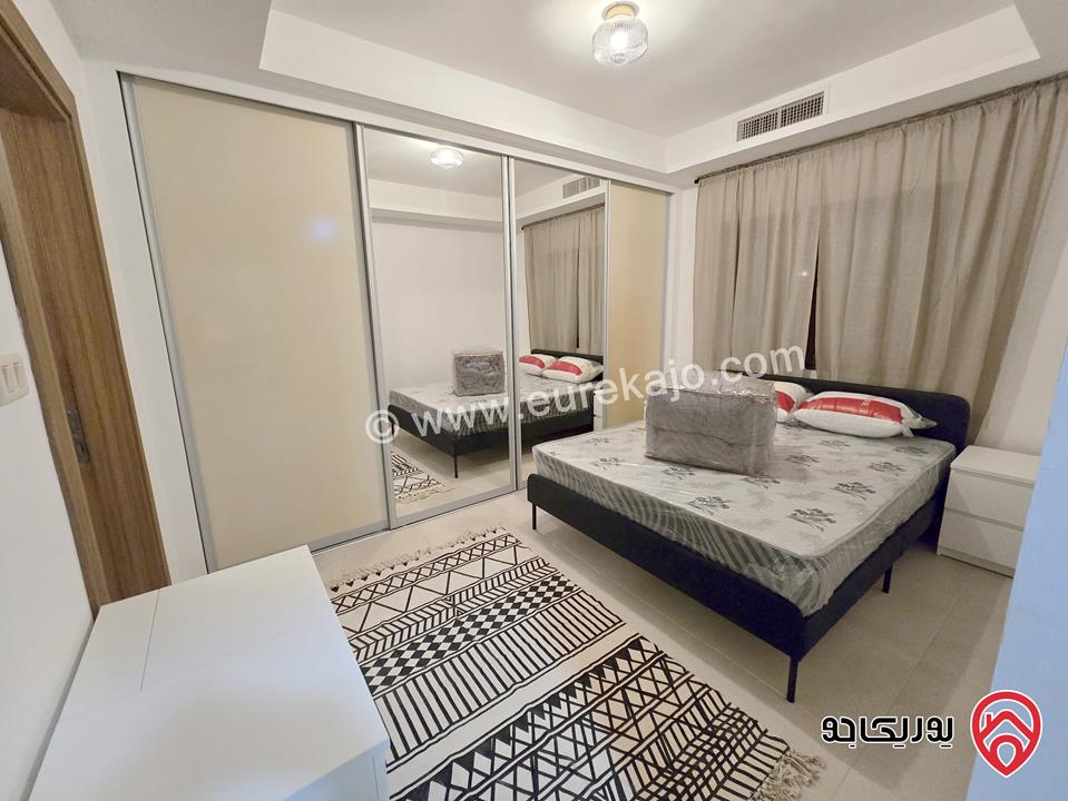 شقة مفروشة جديدة طابق ثاني مساحة 90م للايجار في عمان - أم أذينة