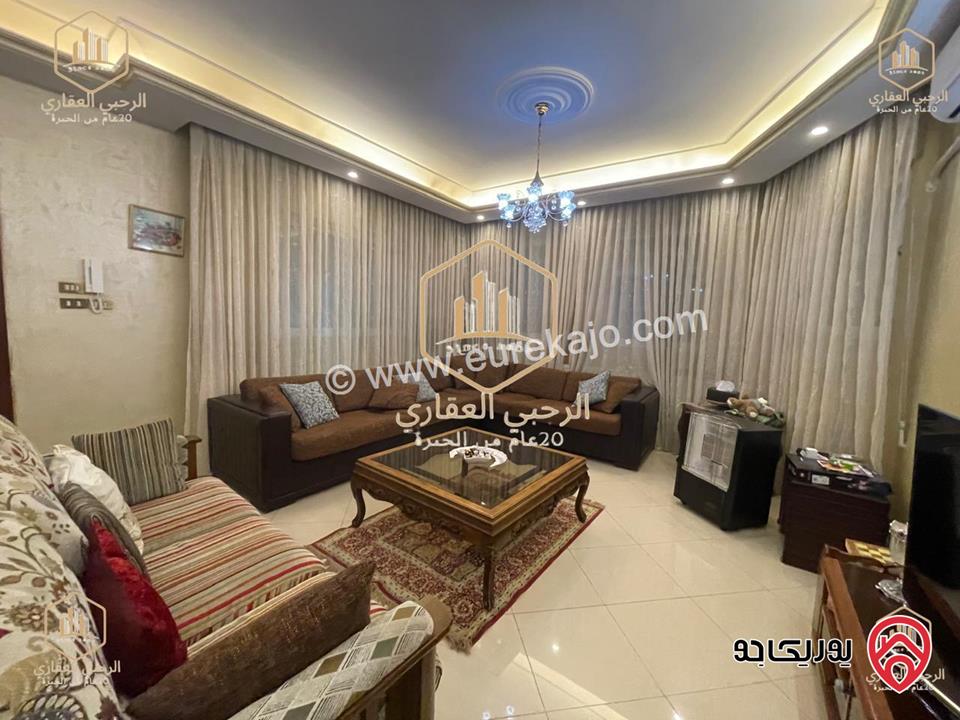 شقة مفروشة ارضية مساحة 240م داخلي و 100م خارجي للايجار في عمان - ضاحية الرشيد 