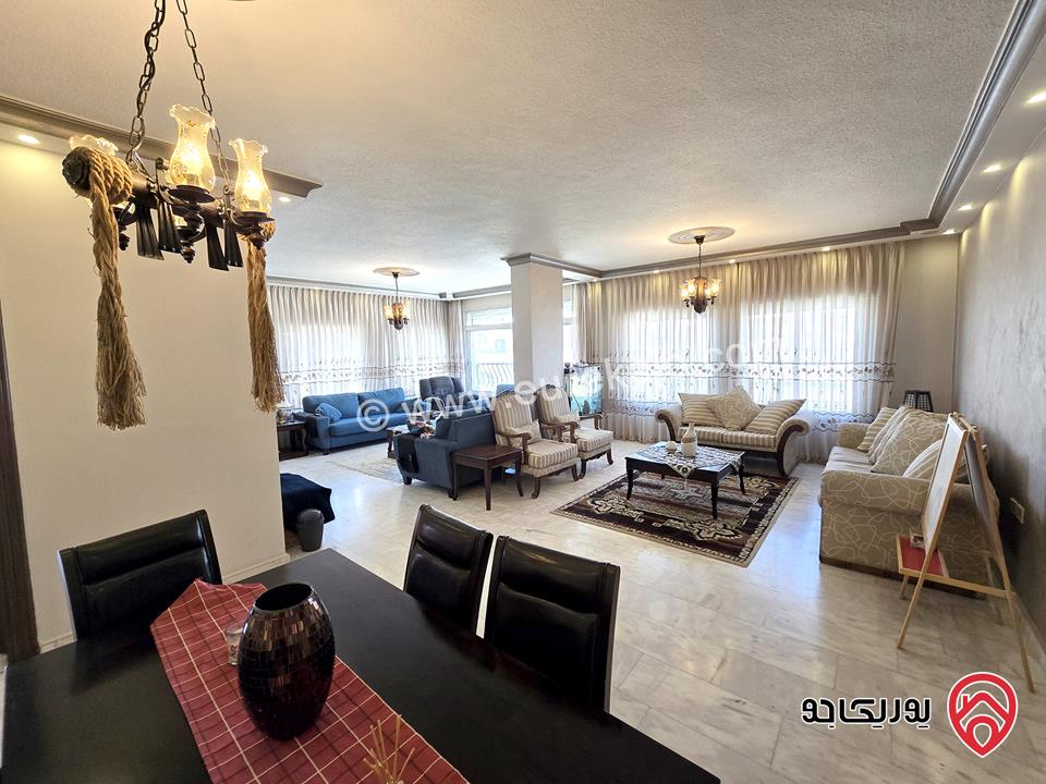 شقة مفروشة طابق ثاني مساحة 190م للايجار مفروشة في عمان - خلدا 