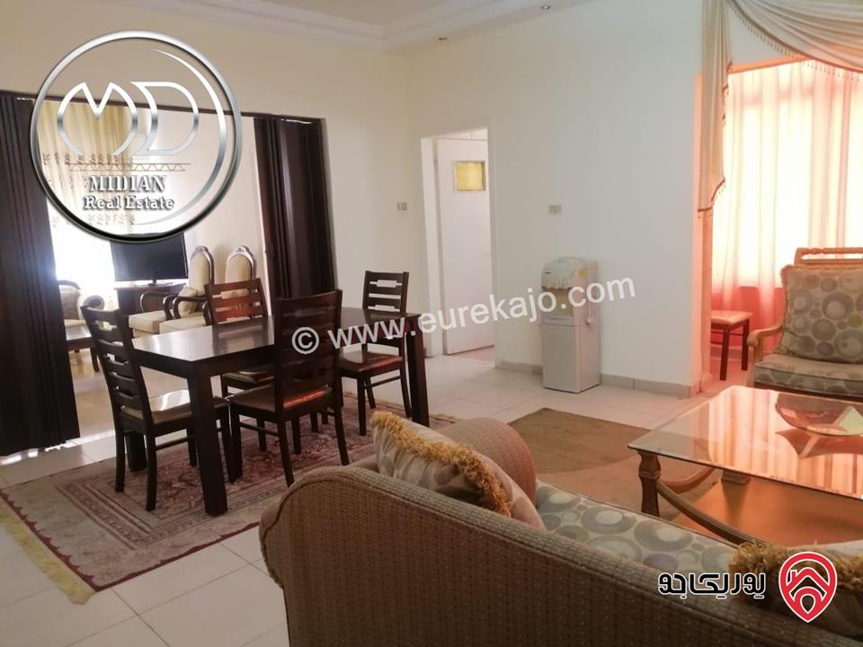 شقق مفروشة للايجار في عمان - الصويفية مساحات 100م مع تراسات و حدائق اطلالة جميلة