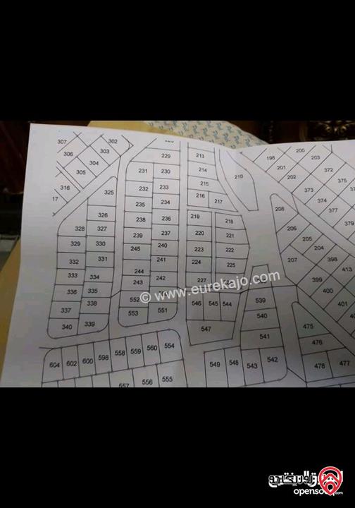 قطعة ارض مساحة 836م للبيع في اربد - الرمثا مدينة الحسن الصناعية