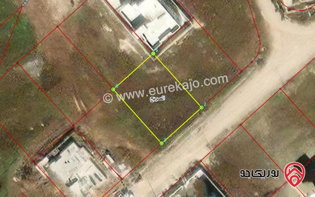 قطعة ارض مساحة 651م للبيع في اربد - الصريح جنوب قصر السعدي الاسود 