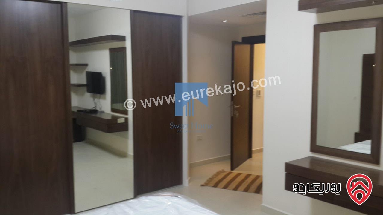 شقة أرضية مفروشة فاخرة للبيع في جبل عمان - مقابل رئاسة الوزراء وقرب فندق عمان ويست 100م مع ترسات 110م بسعر مغري