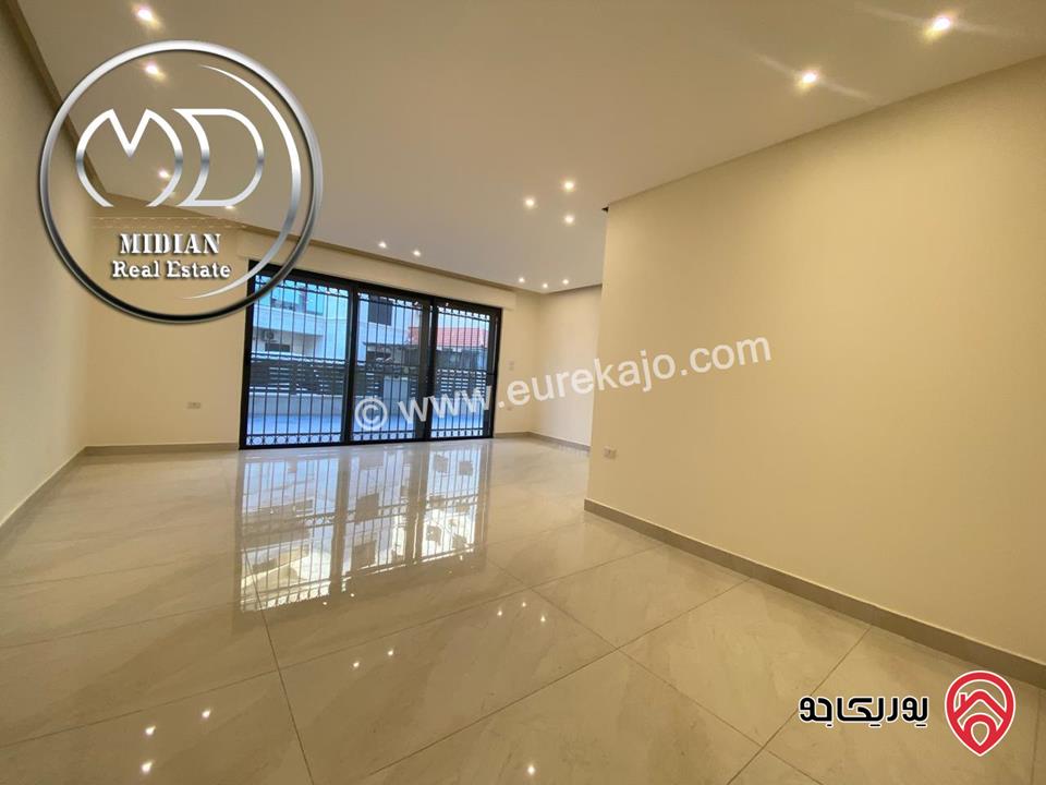 شقق أرضي وشبه أرضي جديدة للبيع في عمان - الرابية مساحات 150م & 170م مع تراسات و حدائق تشطيبات وديكورات فاخرة بسعر مميز