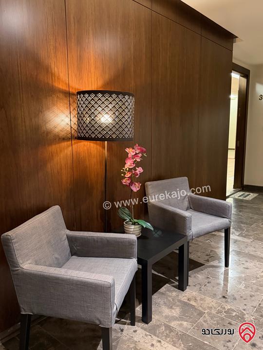 شقة مفروشة سوبر ديلوكس مساحة 110م للايجار مفروشة في عمان - عبدون بالقرب من السفارة الامريكية