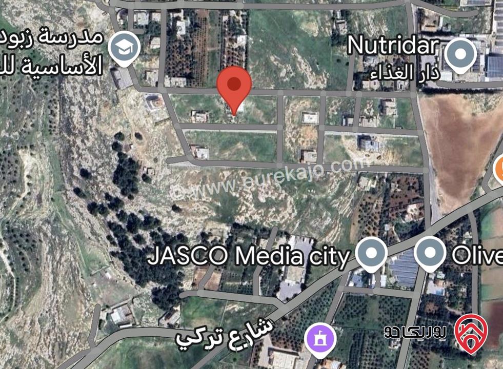 أرض مساحة 500م للبيع في عمان - ناعور من أراضي زبود وسيل حسبان حوض مرج ابو عيشه مصنفة سكن ج