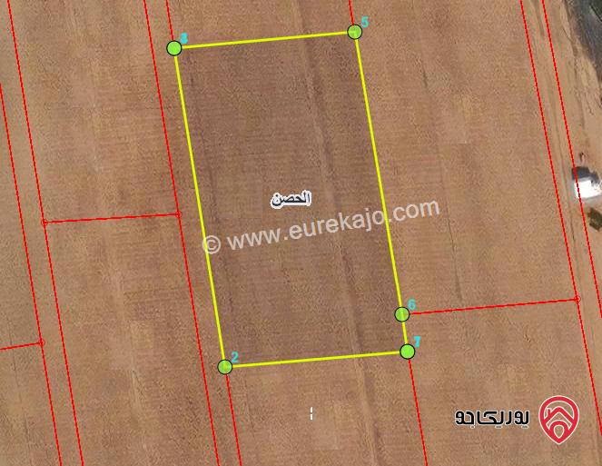 ارض للبيع 2245م في اربد - الحصن حوض الجبيل الشرقي 
