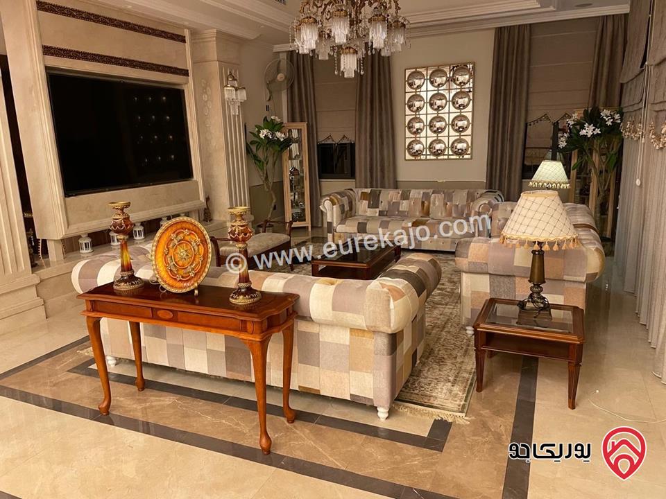 قصر فاخر مساحة البناء 2000م على أرض 2 دونم و 650م للبيع في عمان - دابوق 