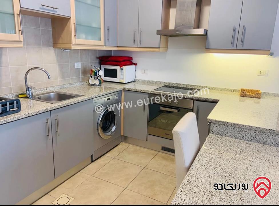 شقة مفروشة طابق أول مساحة 100م للايجار في عمان - عبدون