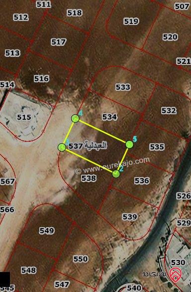 ارض مفروزة مساحة 498م قوشان مستقل للبيع في عمان - العبدلية ممكن اقساط