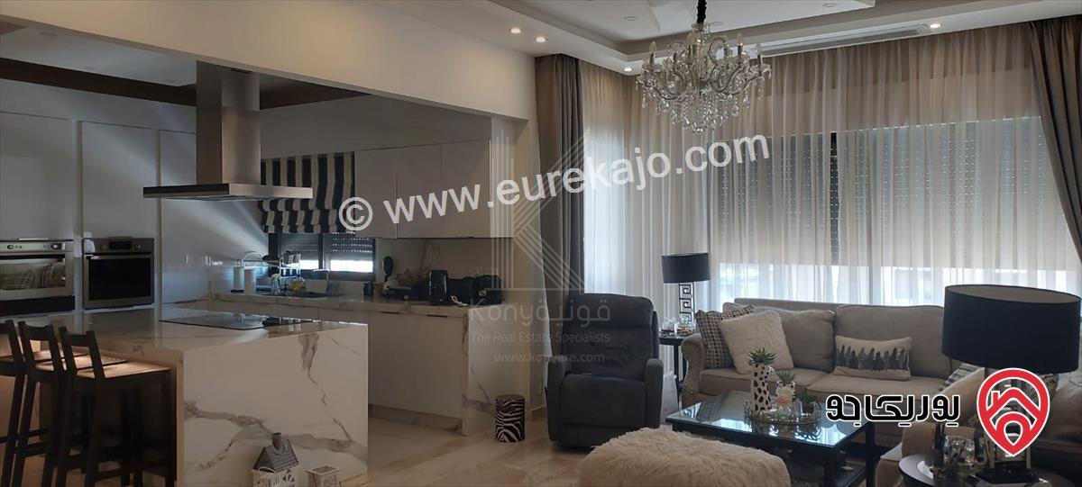 شقة مفروشة فاخرة مساحة 140م طابق ثاني للايجار في عمان - دير غبار