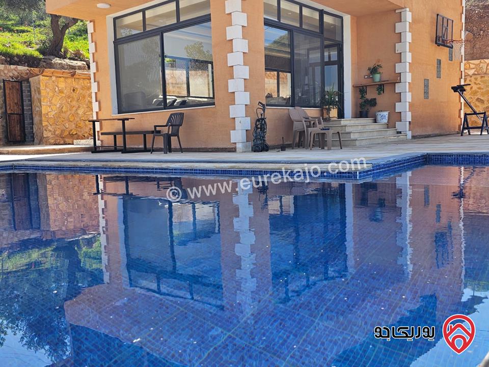 مزرعة مساحة الأرض 3 دونم و 620م والبناء 150م للبيع في السلط – منطقة الصبيحي