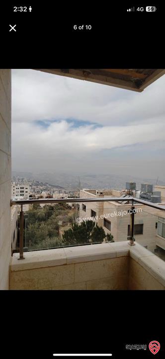 شقة طابق أول مساحة 170م فاخرة سوبر ديلوكس للبيع في عمان - الجبيهة، اطلالة دائمة