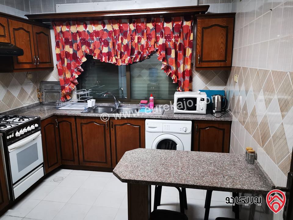 شقة مفروشة طابق ثاني مساحة 108م للايجار في عمان - ضاحية الرشيد