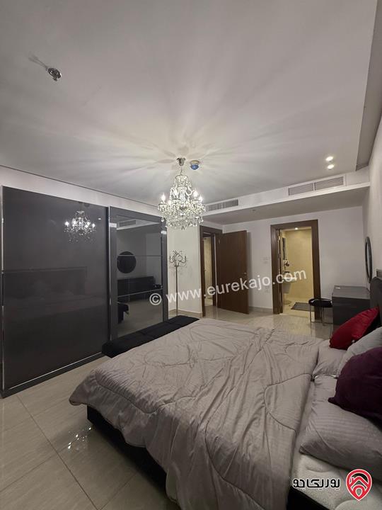 شقة بإطلالة بانورامية مساحة 120م من الطابق 12 للايجار في عمان - عبدون