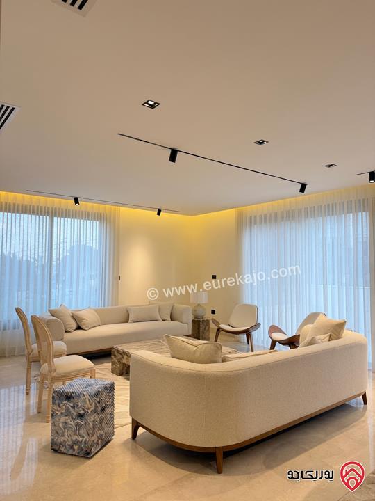 Furnished Ground-Floor Apartment 240 Sqm for Rent in Amman - Abdoun