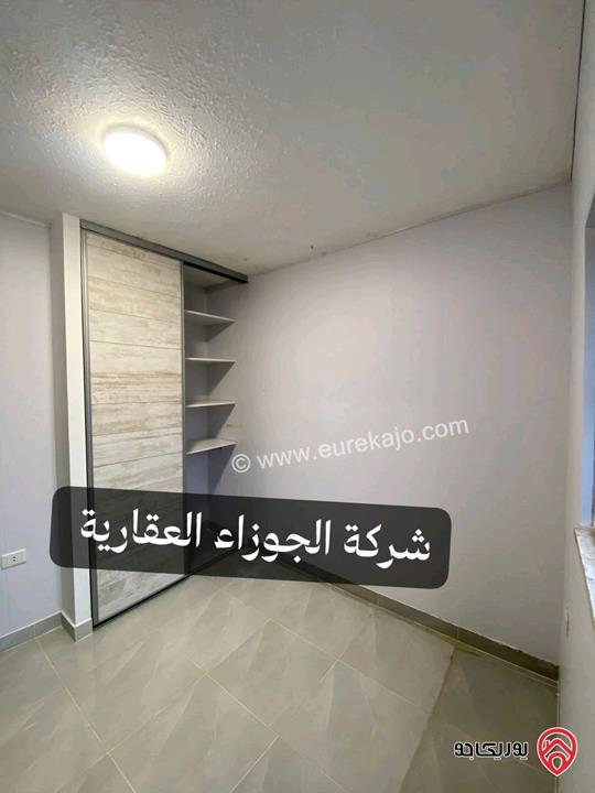 شقة فارغة شبه ارضية مساحة 90م للايجار في عمان - الذراع الغربي مجددة بالكامل