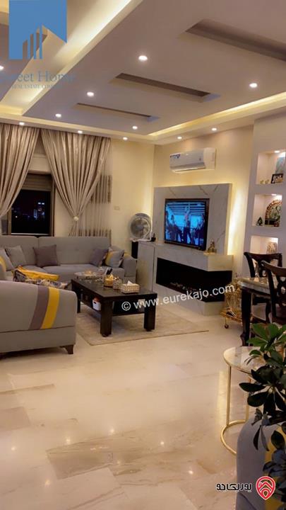 شقة ارضية فاخرة للبيع في عمان - الرابية مساحة 95م تشطيب سوبر ديلوكس بسعر مغري