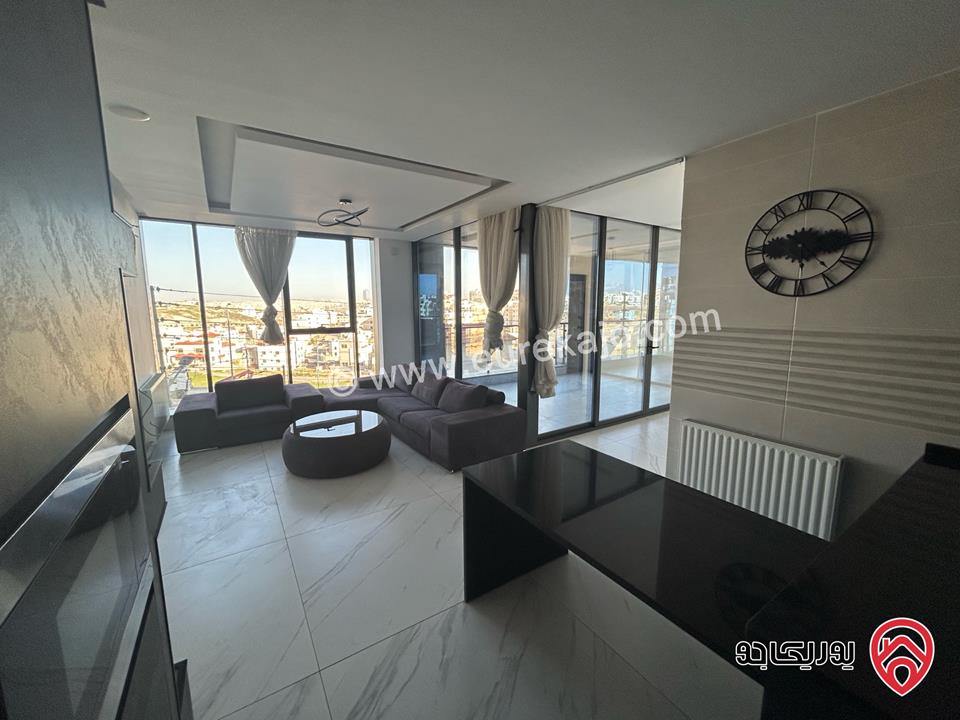 شقة طابقية سوبر ديلوكس مساحة 190م للايجار في مشروع أوكسجين في عمان - حي الياسمين رجم عميش 